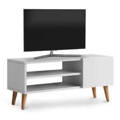 Έπιπλο τηλεόρασης Porto Megapap από μελαμίνη χρώμα λευκό 90x32x42εκ. |  Έπιπλα τηλεόρασης στο espiti