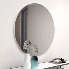 Καθρέφτης τοίχου Losta Megapap χρώμα λευκό 60x60x2,2εκ. |  Καθρέπτες στο espiti