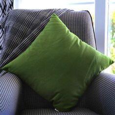 Μαξιλάρι καναπέ Bono Megapap βαμβακερό με φερμουάρ χρώμα κυπαρισσί 50x50εκ. |  Μαξιλάρια διακοσμητικά στο espiti