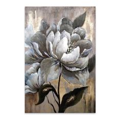 Πίνακας σε καμβά "White Magnolias" Megapap ψηφιακής εκτύπωσης 60x90x3εκ. |  Πίνακες στο espiti