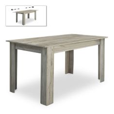 Τραπέζι Arturo Megapap μελαμίνης επεκτεινόμενο χρώμα γκρι oak 138/178x80x74εκ. |  Τραπέζια στο espiti
