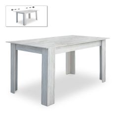 Τραπέζι Arturo Megapap μελαμίνης επεκτεινόμενο χρώμα λευκό γκρι 138/178x80x74εκ. |  Τραπέζια στο espiti