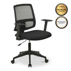 Καρέκλα εργασίας Paco Megapap υφασμάτινη χρώμα μαύρο 63x60x98εκ. |  Καρέκλες γραφείου στο espiti