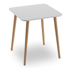 Τραπέζι Kare Megapap από μελαμίνη χρώμα λευκό 70x70x72εκ. |  Τραπέζια στο espiti