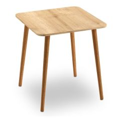 Τραπέζι Kare Megapap από μελαμίνη χρώμα oak 70x70x72εκ. |  Τραπέζια στο espiti