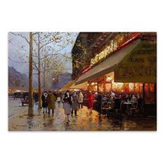 Πίνακας σε καμβά "La Coupole Paris" Megapap ψηφιακής εκτύπωσης 100x70x3εκ. |  Πίνακες στο espiti