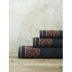 Πετσέτα 50x90 - Glamore Dark Gray Nima Home |  Πετσέτες Προσώπου στο espiti