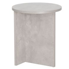 Βοηθητικό τραπέζι Camila pakoworld cement Φ40x48εκ |  Τραπεζάκια βοηθητικά στο espiti
