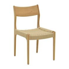 Καρέκλα Martina pakoworld ξύλο οξιάς φυσικό-έδρα φυσικό σχοινί 46x49x81εκ |  Καρέκλες στο espiti