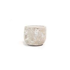Κεραμικό Κηροπήγιο Mingi White Classic Large (15x15x14) Soulworks 0630063 |  Βάζα στο espiti