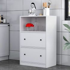 Ντουλάπι κουζίνας - μπάνιου Felix Flat Megapap χρώμα λευκό 65,4x40x103,2εκ. |  Ντουλάπια στο espiti