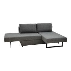 Πολυμορφικός καναπές-κρεβάτι Defry pakoworld ανθρακί ύφασμα 230x165x72εκ |  Καναπέδες γωνιακοί στο espiti