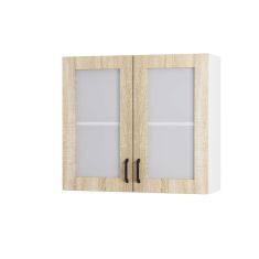 Modest Πάνω Ντουλάπι-Βιτρίνα Σονόμα 80x30x72cm AlphaB2B |  Ντουλάπια στο espiti