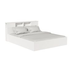 Κρεβάτι διπλό OLYMPUS pakoworld σε χρώμα antique λευκό 160x200εκ |  Κρεβάτια στο espiti
