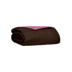 Κουβερλί percale μονόχρωμο Brown/Pink Μονό (160x220) Sunshinehome |  Κουβερλί Μονά στο espiti