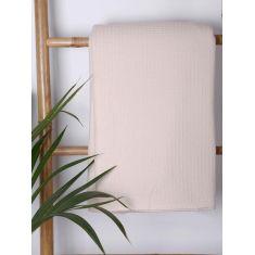 Κουβέρτα πικέ cotton Beige Υπέρδιπλη (230x265) Sunshinehome |  Κουβέρτες Βελουτέ Υπέρδιπλες στο espiti