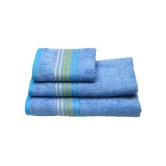 Πετσέτα πενιέ Stripes Light Blue Προσώπου (50x100) Sunshinehome |  Πετσέτες Προσώπου στο espiti