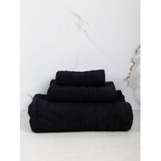 Πετσέτα Χίμπουρι 15 Black Προσώπου (50x90) Sunshinehome |  Πετσέτες Προσώπου στο espiti