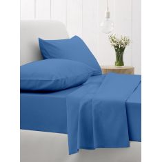 Σετ Σεντόνια Cotton Feelings 104 Blue Διπλό με λάστιχο (150x205+30) Sunshinehome |  Σεντόνια Διπλά στο espiti