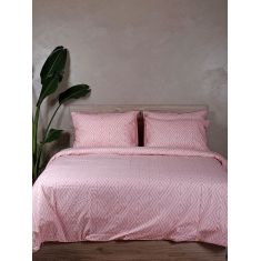 Σετ Σεντόνια Cotton Feelings 2042 Pink Υπέρδιπλο με λάστιχο (170x205+30) Sunshinehome |  Σεντόνια Υπέρδιπλα / King Size στο espiti