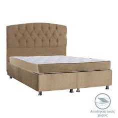 Κρεβάτι Lanse pakoworld διπλό με αποθηκευτικό χώρο μπεζ 160x200εκ |  Κρεβάτια στο espiti