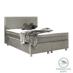 Κρεβάτι Rizko pakoworld διπλό με αποθηκευτικό χώρο κρεμ 160x200εκ |  Κρεβάτια στο espiti