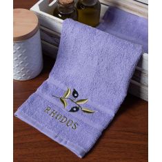  Δωδεκάδα πετσέτες χεριών (30cm x 50cm) λιλά με κλαδί ΡΟΔΟΣ 5206978160288 SilkFashion |  Πετσέτες Κουζίνας στο espiti