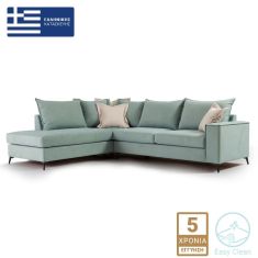 Γωνιακός καναπές δεξιά γωνία Romantic pakoworld ύφασμα Ciel-Cream 290x235x95εκ |  Κατόπιν Παραγγελίας στο espiti