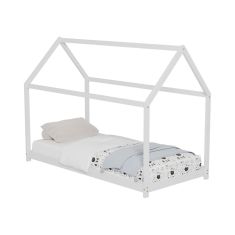 ΚΡΕΒΑΤΙ ΠΑΙΔΙΚΟ PEPE HM678.03 τ.MONTESSORI ΞΥΛΟ ΠΕΥΚΟ ΛΕΥΚΟ- 140x70εκ |  Παιδικά έπιπλα στο espiti