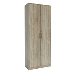 Ντουλάπα Milen με Ράφια Σονόμα 72.3x33.5x185.2cm AlphaB2B |  Ντουλάπες ρούχων στο espiti