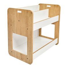 Ραφιέρα Dovere pakoworld φυσικό-λευκό mdf 56x34x55εκ |  Επιπλα στο espiti