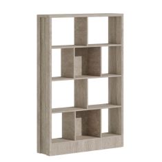 Βιβλιοθήκη Dividre pakoworld sonoma oak μελαμίνης 120x30x181εκ |  Επιπλα στο espiti