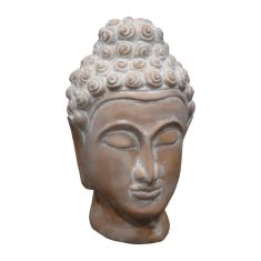Επιτραπέζιο διακοσμητικό βούδας Rolia Inart γκρι terracotta 16x16x28εκ |  Διακοσμητκά στο espiti