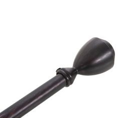 ΚΟΥΡΤΙΝΟΞΥΛΟ 110-210cm HM11280.03 ΜΕΤΑΛΛΙΚΟ ΠΤΥΣ/ΝΟ ΜΑΥΡΟ ΚΟΚΚΙΝΟ ΚΩΝΟΣ Ε-0316 |  Κουρτινόξυλα  στο espiti