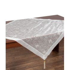 Καρέ (90cm x 90cm) 0001061A Ivory 5206978162497 SilkFashion |  Τραπεζομάντηλα στο espiti
