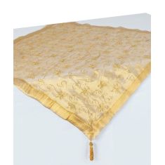 Καρέ (90cm x 90cm) 0001061A Χρυσό 5206978162480 SilkFashion |  Τραπεζομάντηλα στο espiti