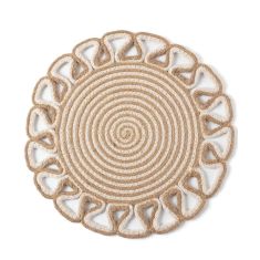 Σουπλά γιούτα 1911 (38cm) beige 5206978158865 SilkFashion |  Σουπλά στο espiti