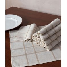 Πετσέτες Φαγητού (12 τεμάχια) 2056 (40cm x 40cm) Άμμου 5206978162923 SilkFashion |  Τραπεζομάντηλα στο espiti