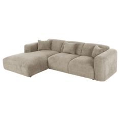 ΚΑΝΑΠΕΣ ΓΩΝΙΑ (ΑΡΙΣΤΕΡΗ) BRICKEN HM3275.01L ΜΠΕΖ ΥΦΑΣΜΑ 110-282x98-160x72Υεκ. |  Καναπέδες γωνιακοί στο espiti
