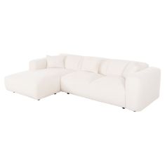 ΚΑΝΑΠΕΣ ΓΩΝΙΑ (ΑΡΙΣΤΕΡΗ) BRICKEN HM3275.02L ΛΕΥΚΟ ΥΦΑΣΜΑ 110-282x98-160x72Υεκ. |  Καναπέδες γωνιακοί στο espiti