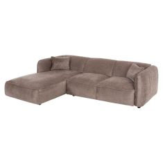 ΚΑΝΑΠΕΣ ΓΩΝΙΑ (ΑΡΙΣΤΕΡΗ) TREAT HM3277.02L ΣΚΟΥΡΟ ΜΠΕΖ ΥΦΑΣΜΑ 270x163x74Υεκ. |  Καναπέδες γωνιακοί στο espiti