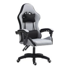 Καρέκλα γραφείου gaming Gline pakoworld μαύρο-γκρι ύφασμα μαύρο pp 60x59x118εκ |  Καρέκλες γραφείου στο espiti