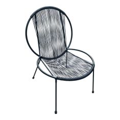 Καρέκλα κήπου Dapper pakoworld μαύρο μέταλλο-pe μαύρο 64.5x74.5x76εκ |  Καναπέδες - Καρέκλες  στο espiti