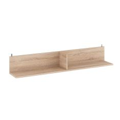 Ραφιέρα τοίχου Drowel pakoworld μελαμίνης σε sonoma απόχρωση 130x21.6x20εκ |  Ραφιέρες τοίχου στο espiti