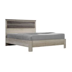 Κρεβάτι διπλό OLYMPUS pakoworld σε χρώμα castilo oak 140x200εκ |  Κρεβάτια στο espiti