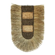 Διακοσμητικό τοίχου Baffen I Inart seagrass σε φυσικό χρώμα 60x85x10εκ |  Διακόσμηση τοίχου στο espiti