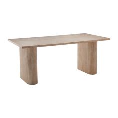 Τραπέζι Loozir pakoworld mdf σε απόχρωση λευκό μαρμάρου 180x90x75εκ |  Επιπλα στο espiti