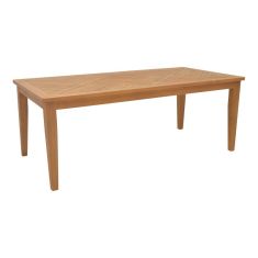 Τραπέζι Mady pakoworld teak ξύλο σε φυσική απόχρωση 200x100x75εκ |  Τραπέζια κήπου στο espiti