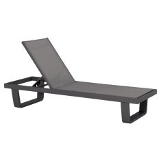 ΞΑΠΛΩΣΤΡΑ ΑΛΟΥΜΙΝΙΟΥ ΜΕ ΥΦΑΣΜΑ TESLIN RICKON HM6292.01 ΣΕ ΓΚΡΙ 198x61,5x97Υεκ. |  Ξαπλώστρες - Καρέκλες Παραλίας στο espiti