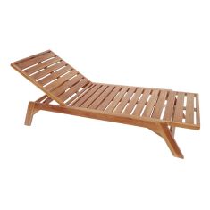 Ξαπλώστρα Melop pakoworld teak ξύλο σε φυσική απόχρωση 200x70x35εκ |  Ξαπλώστρες - Καρέκλες Παραλίας στο espiti
